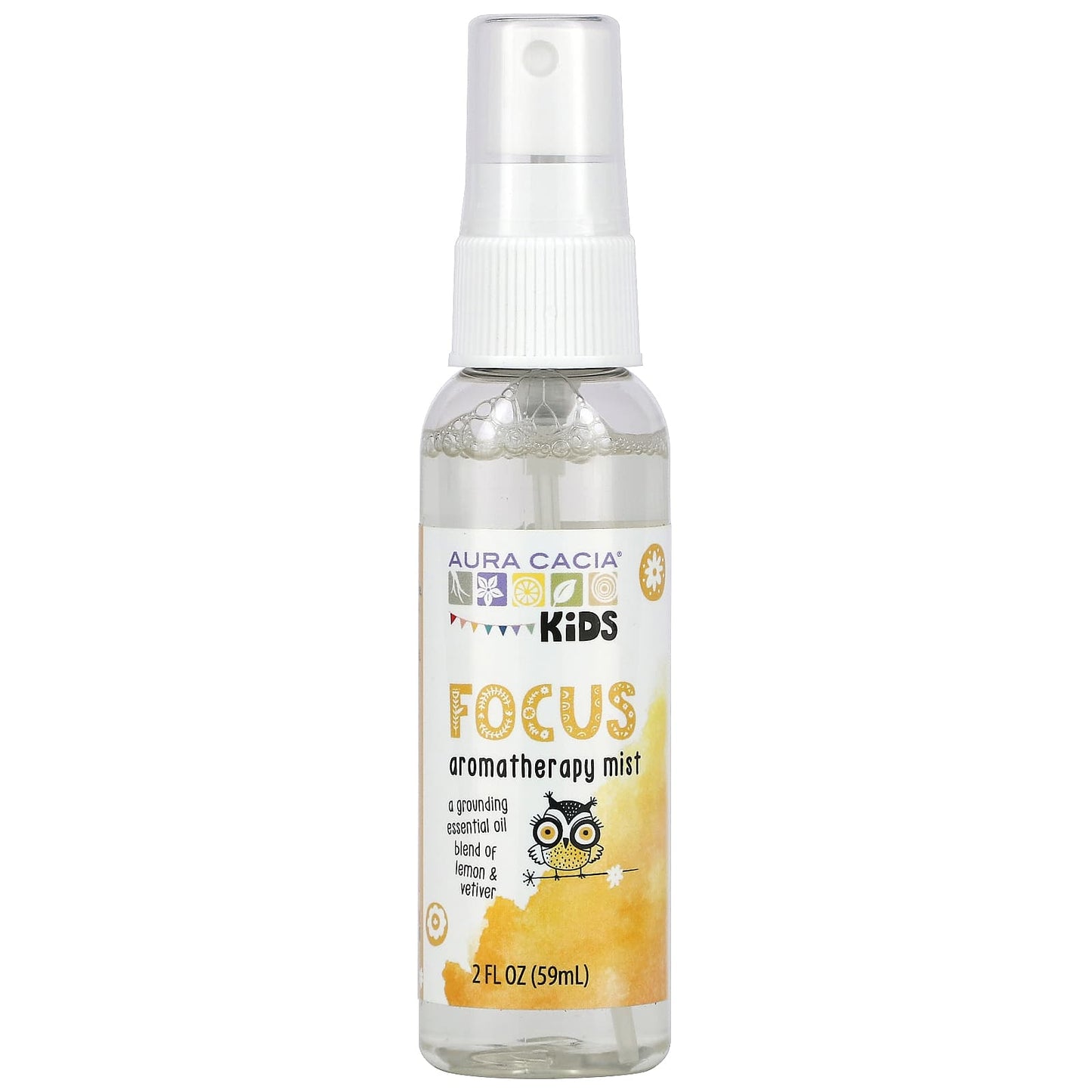 Aura Cacia-Kids-Focus Aromatherapy Mist-2 fl oz (59 ml)