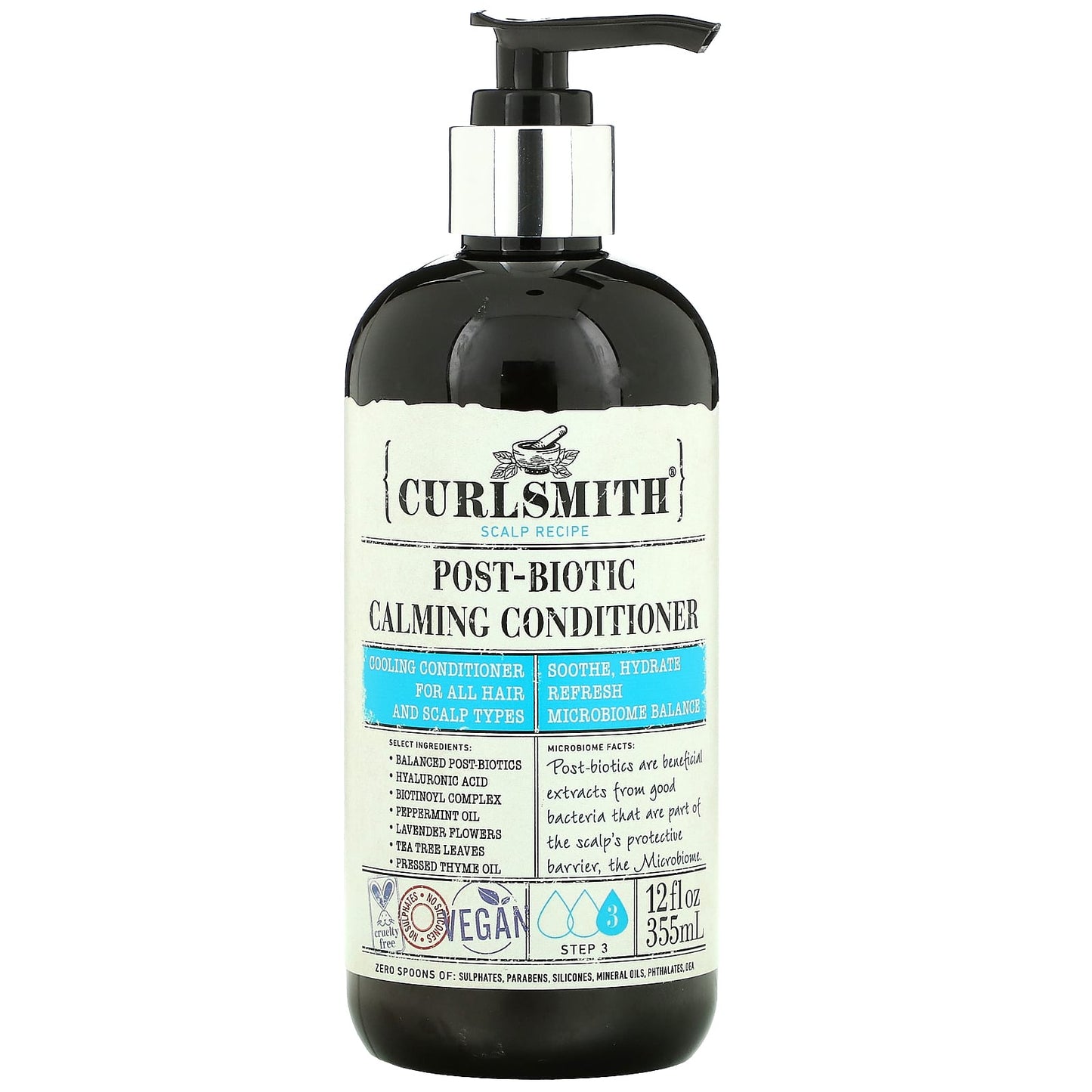 Curlsmith-Post-Biotic Calming Conditioner-Step 3-12 fl oz (355 ml)