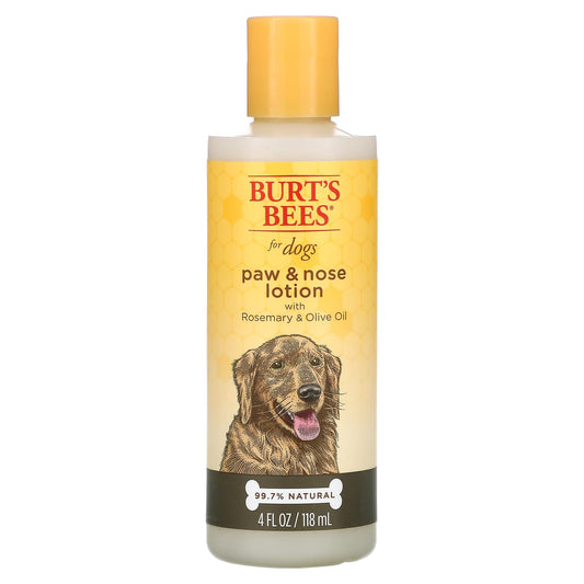 Burt's Bees-Paw & Nose Lotion for Dogs with Rosemary & Olive Oil-4 fl oz (120 ml)