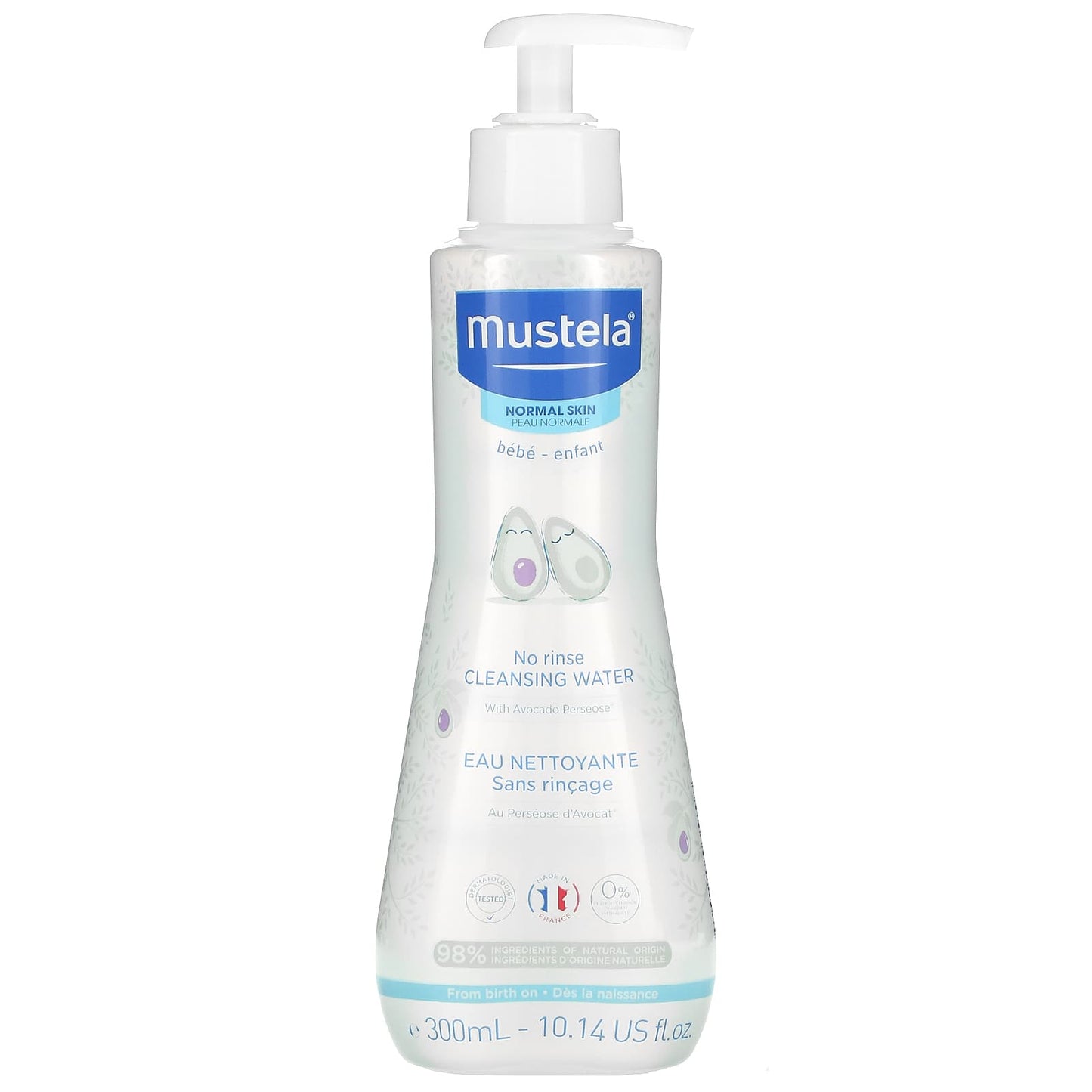 Mustela-Baby-No Rinse Cleansing Water-10.14 fl oz (300 ml)