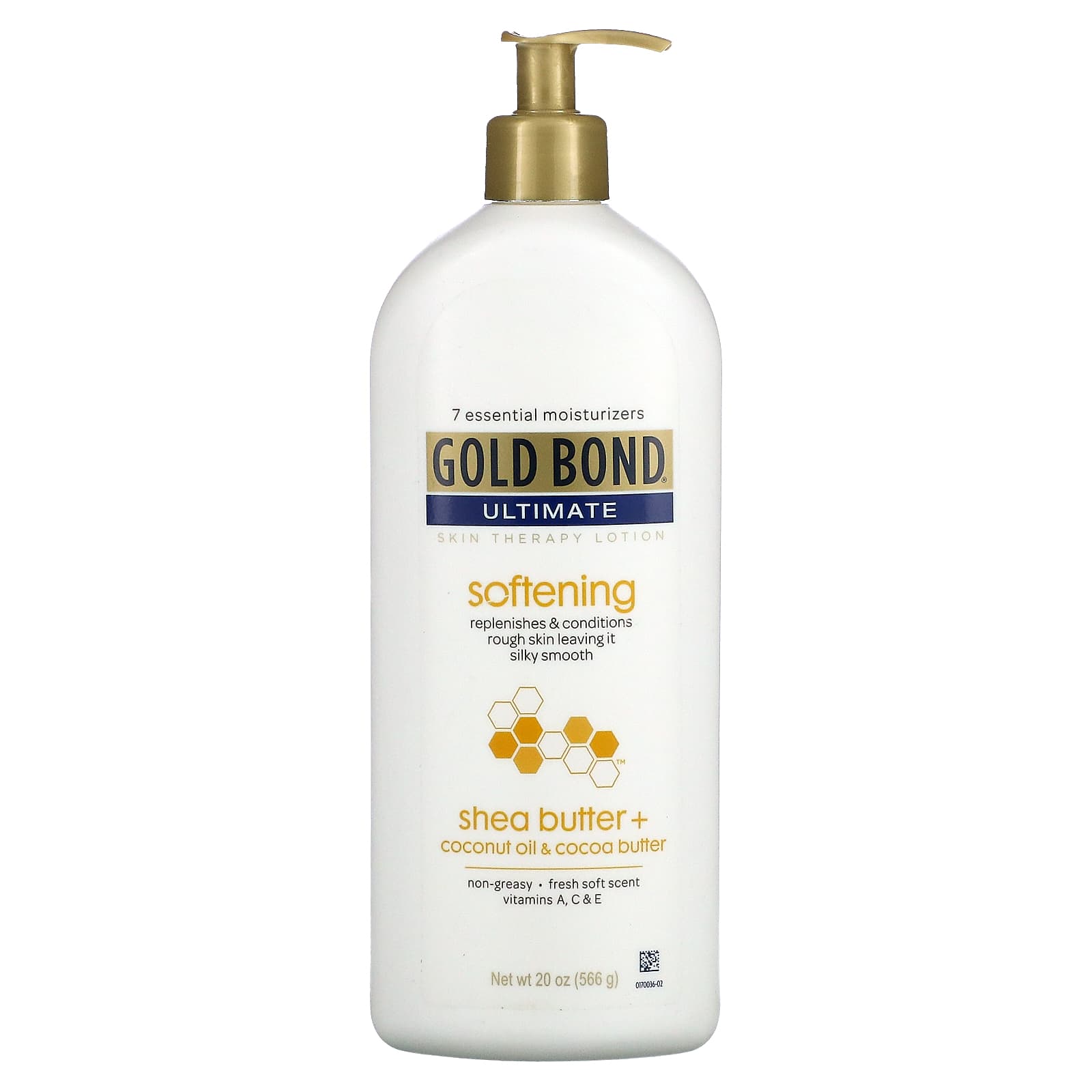 Gold Bond-Ultimate-Skin Therapy Lotion-Softening-Shea  + Coconut Oil & Cocoa Butter-20 oz (566 g)