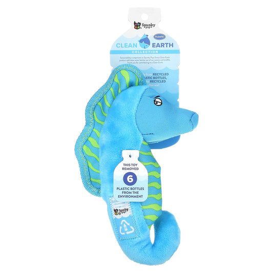 Spunky Pup-Clean Earth Plush-Small Seahorse-1 Toy