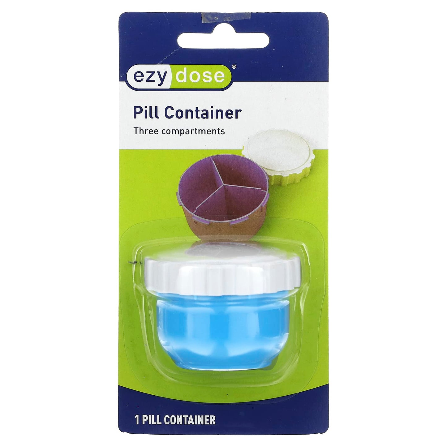 Ezy Dose-Pill Container-Three Compartments-1 Count