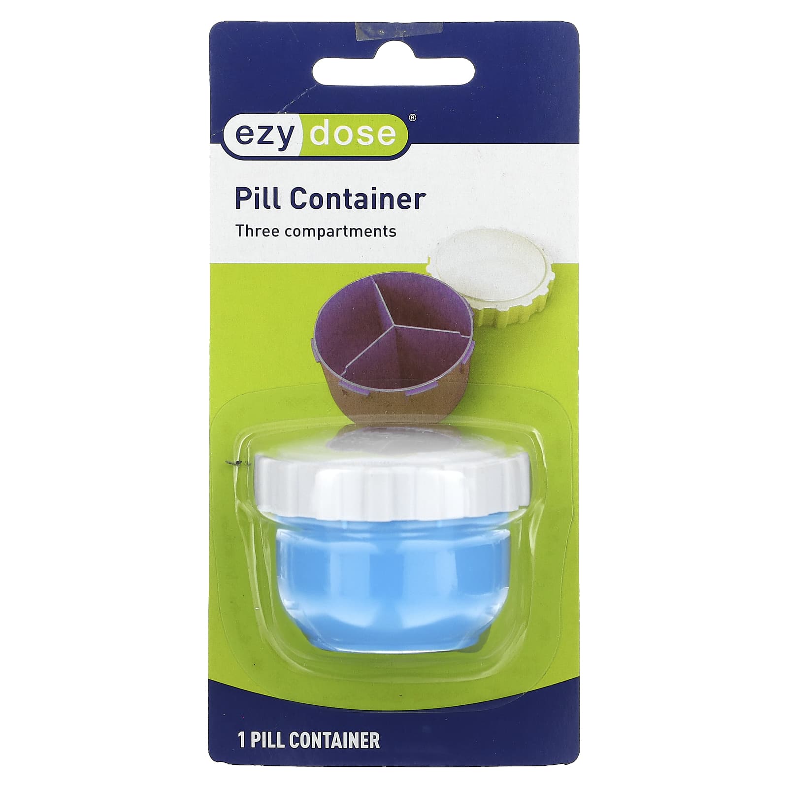 Ezy Dose-Pill Container-Three Compartments-1 Count