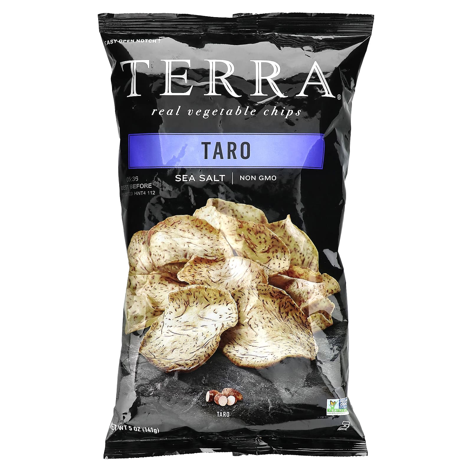 Terra-Real Vegetable Chips-Taro-Sea Salt-5 oz (141 g)