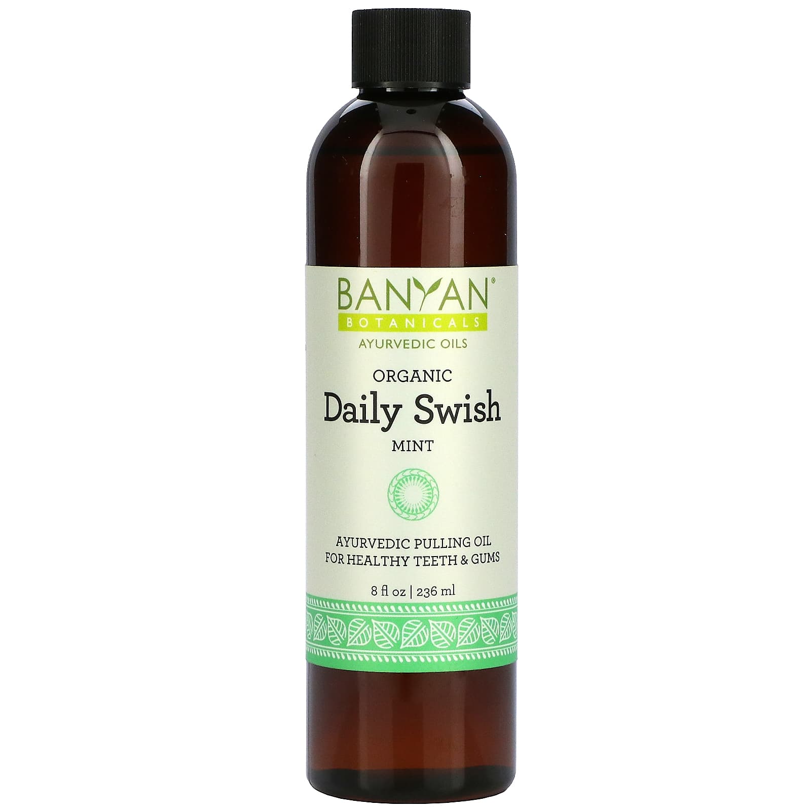 Banyan Botanicals-Organic Daily Swish-Mint-8 fl oz (236 ml)