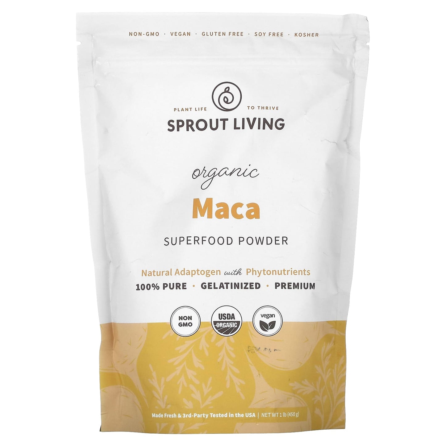 Sprout Living-Organic Maca-Superfood Powder-1 lb (450 g)