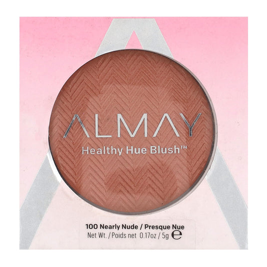 Almay-Healthy Hue Blush-100 Nearly Nude-0.17 oz (5 g)