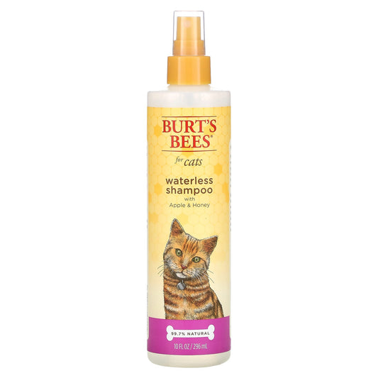 Burt's Bees-Waterless Shampoo for Cats with Apple & Honey-10 fl oz (296 ml)