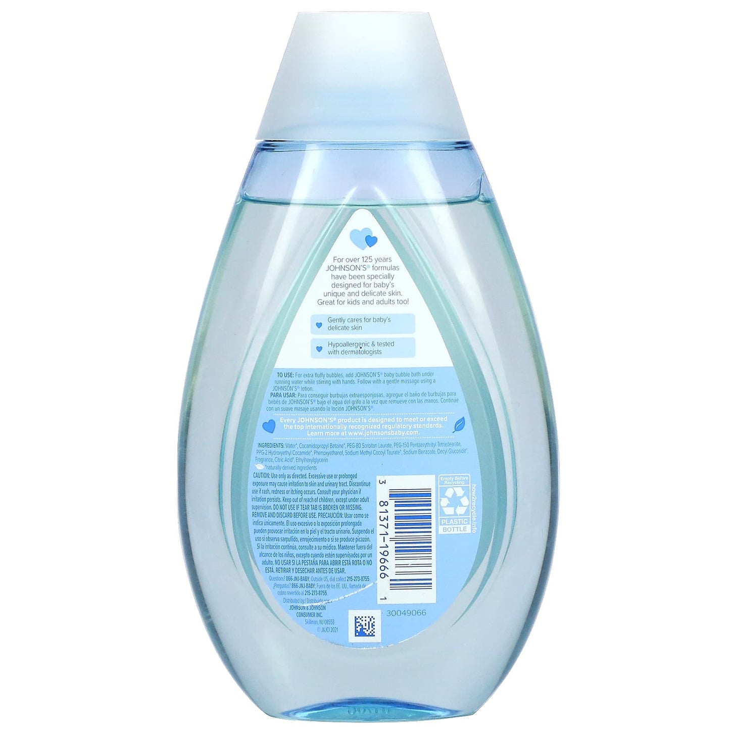 Johnson's Baby, Baby Bubble Bath, 13.6 fl oz (400 ml)