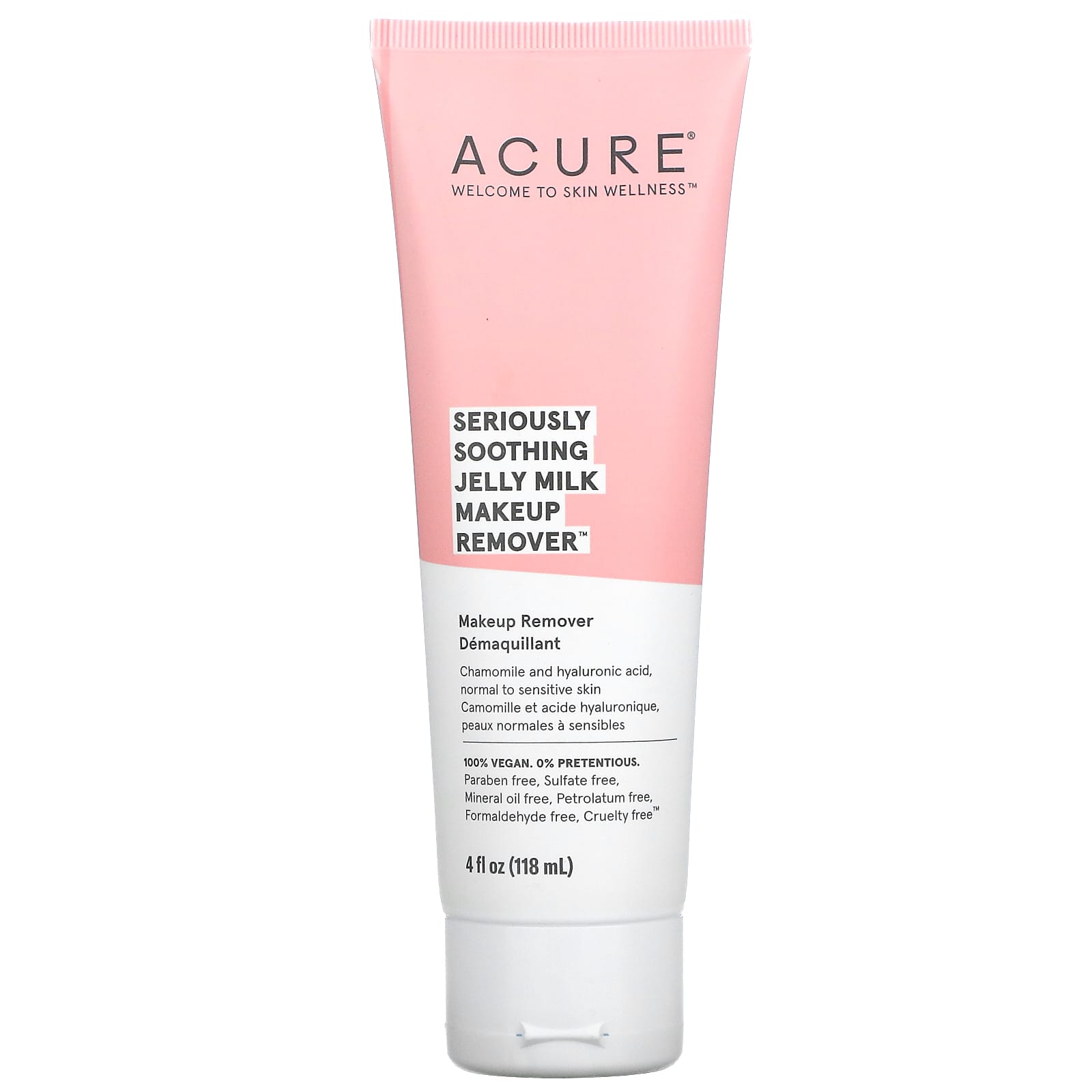 ACURE-Seriously Soothing-Jelly Milk Makeup Remover-4 fl oz (118 ml)