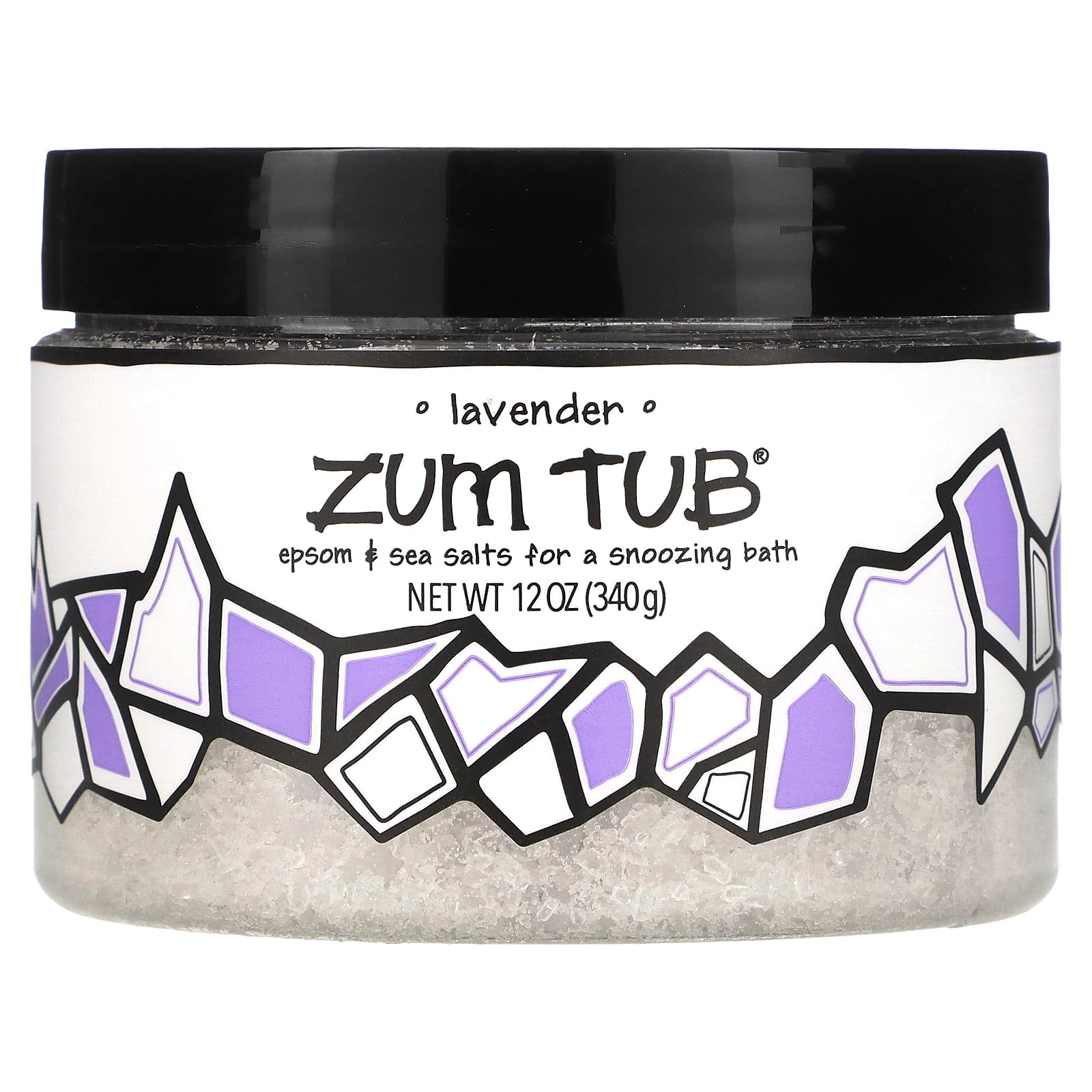 ZUM-Zum Tub-Epsom & Sea Salts-Lavender-12 oz (340 g)