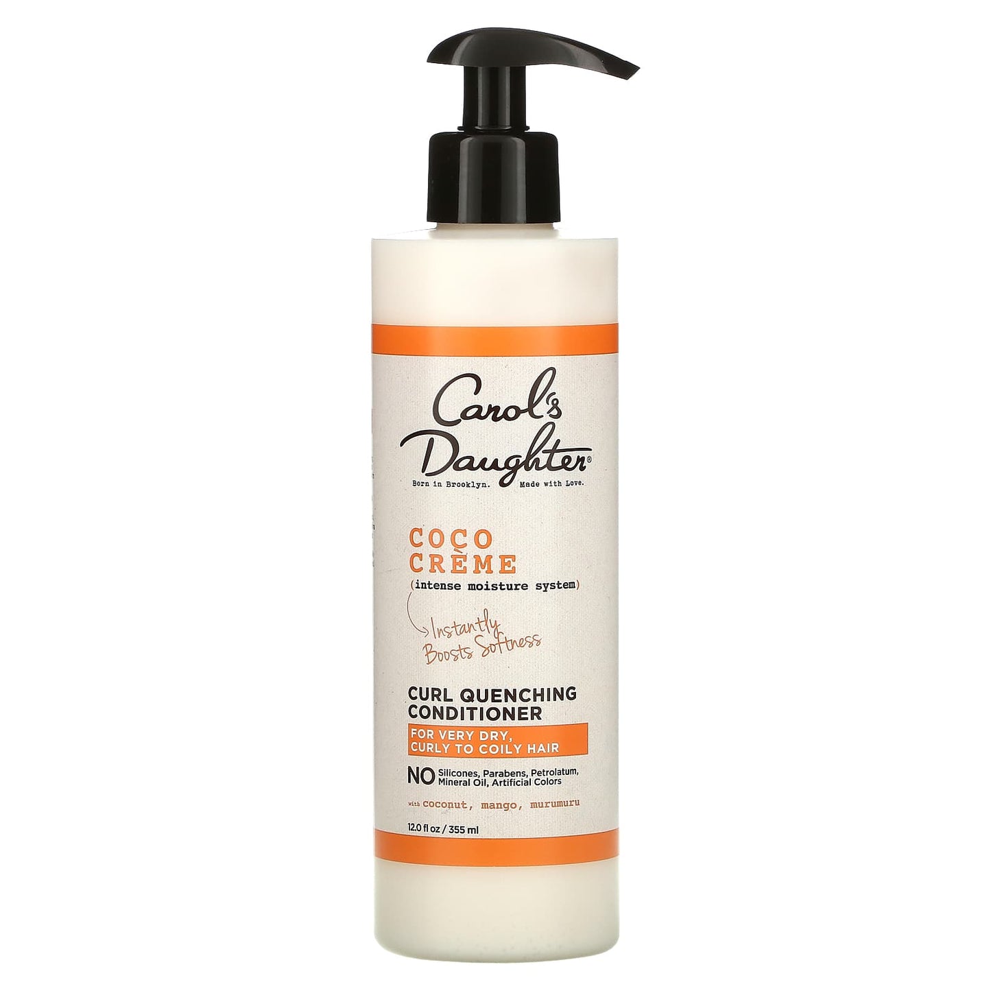 Carol's Daughter-Coco Creme-Intense Moisture System-Curl Quenching Conditioner-For Very Dry-Curly to Coil Hair-12 fl oz (355 ml)