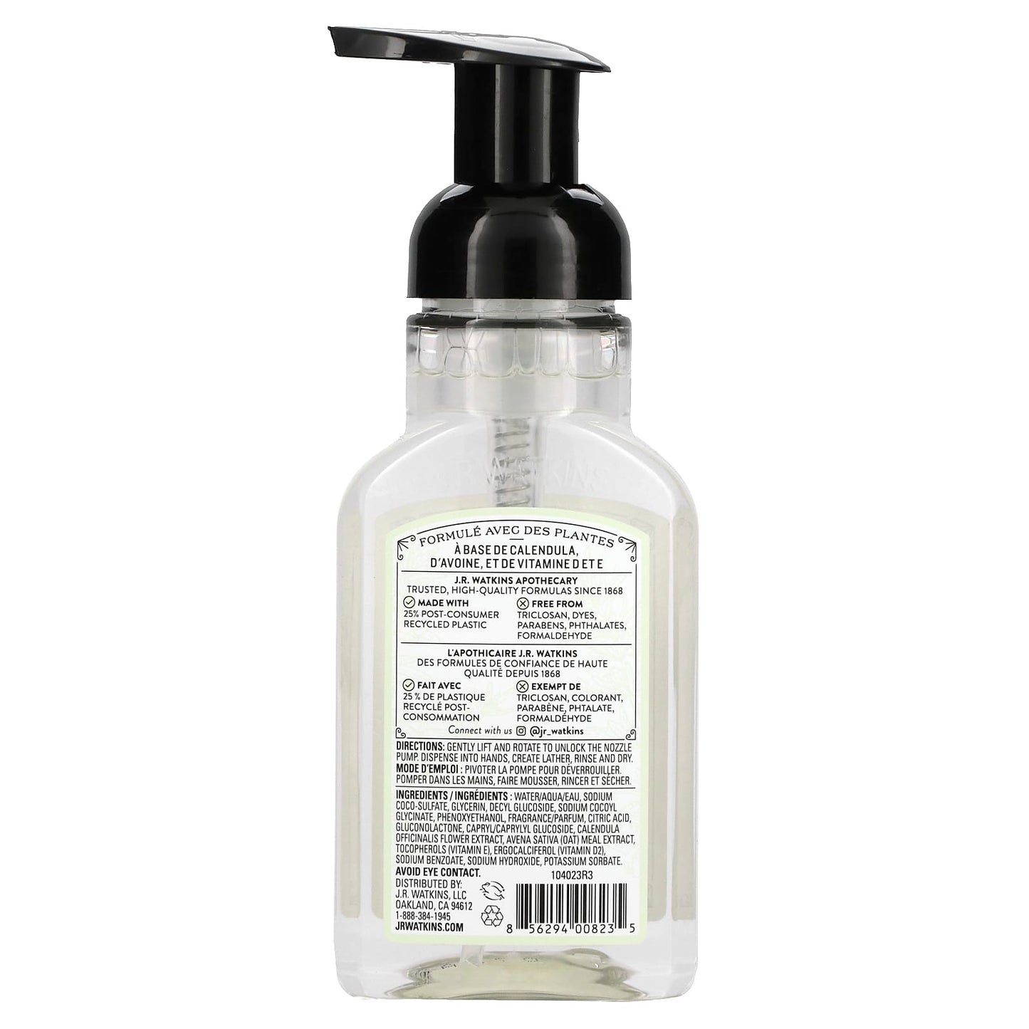 J R Watkins, Foaming Hand Soap, Neroli & Thyme, 9 fl oz (266 ml)