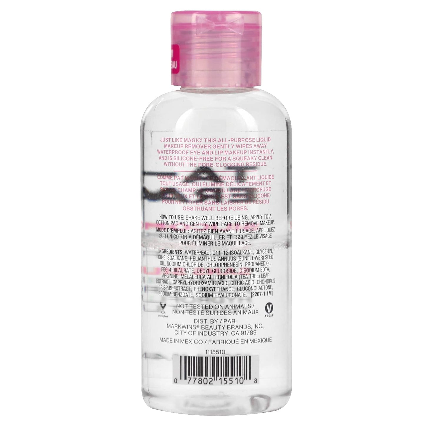 wet n wild, Ta-Da! Eraser, Eye & Lip Makeup Remover, 4.4 fl oz (130 ml)