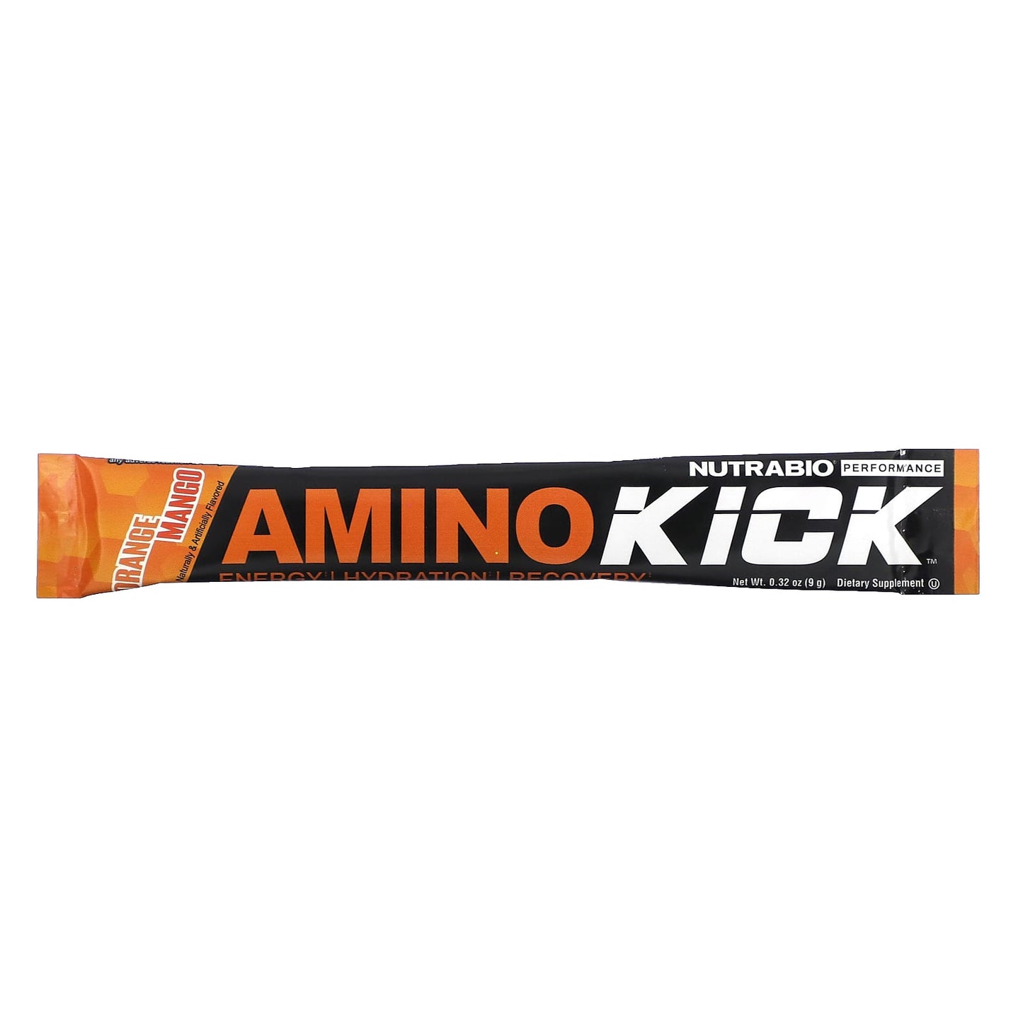 NutraBio, Amino Kick, Orange Mango, 20 Stick Packs, 0.32 oz (9 g) Each