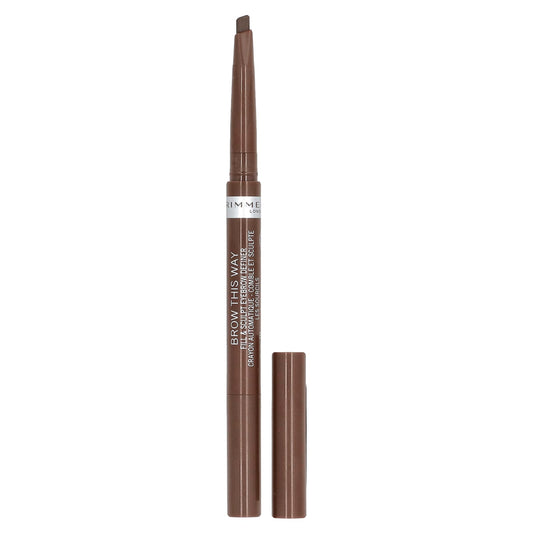 Rimmel London-Brow This Way-Fill & Sculpt Eyebrow Definer-Medium Brown-0.008 oz (0.25 g)