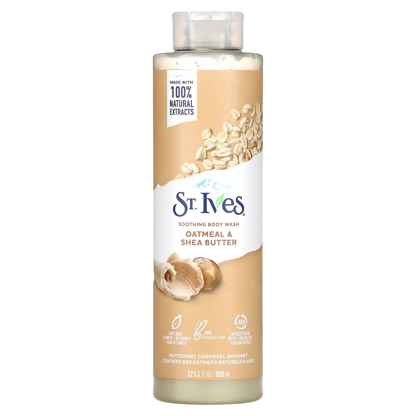 St. Ives-Soothing Body Wash-Oatmeal & Shea Butter-22 fl oz (650 ml)