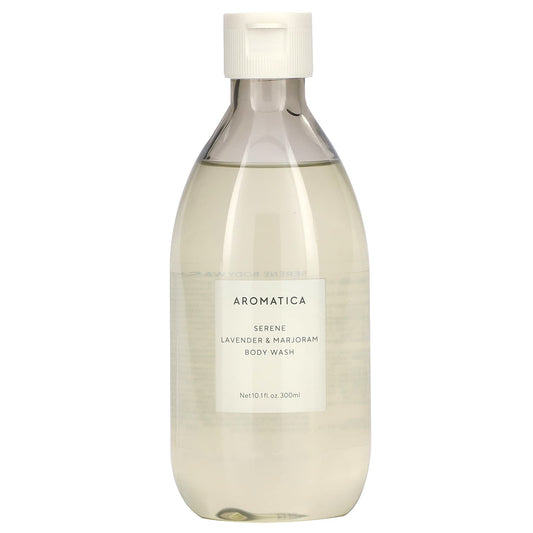 Aromatica-Serene Body Wash-Lavender & Marjoram-10.1 fl oz (300 ml)