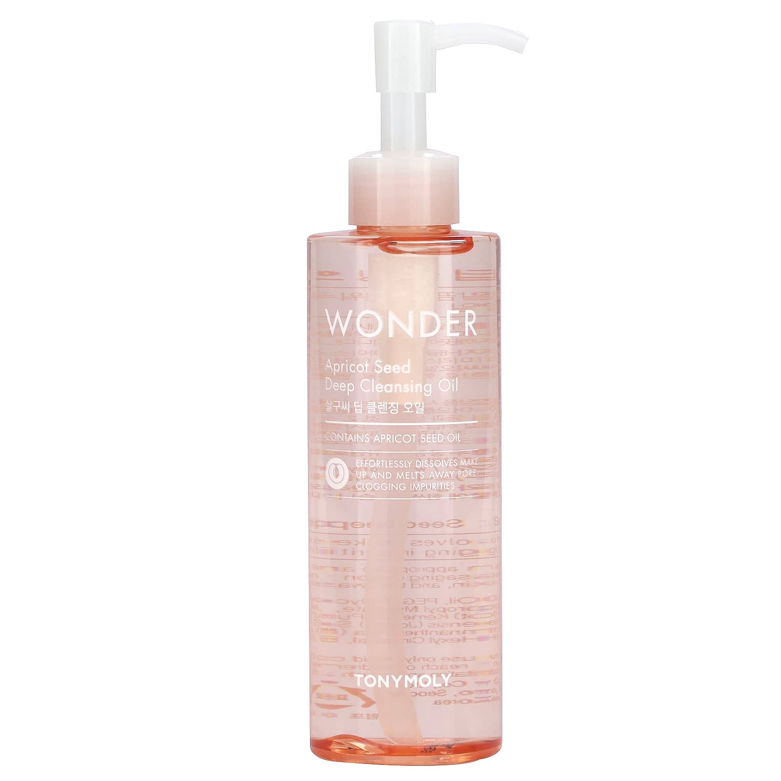 Tony Moly-Wonder-Apricot Seed Deep Cleansing Oil-190 ml