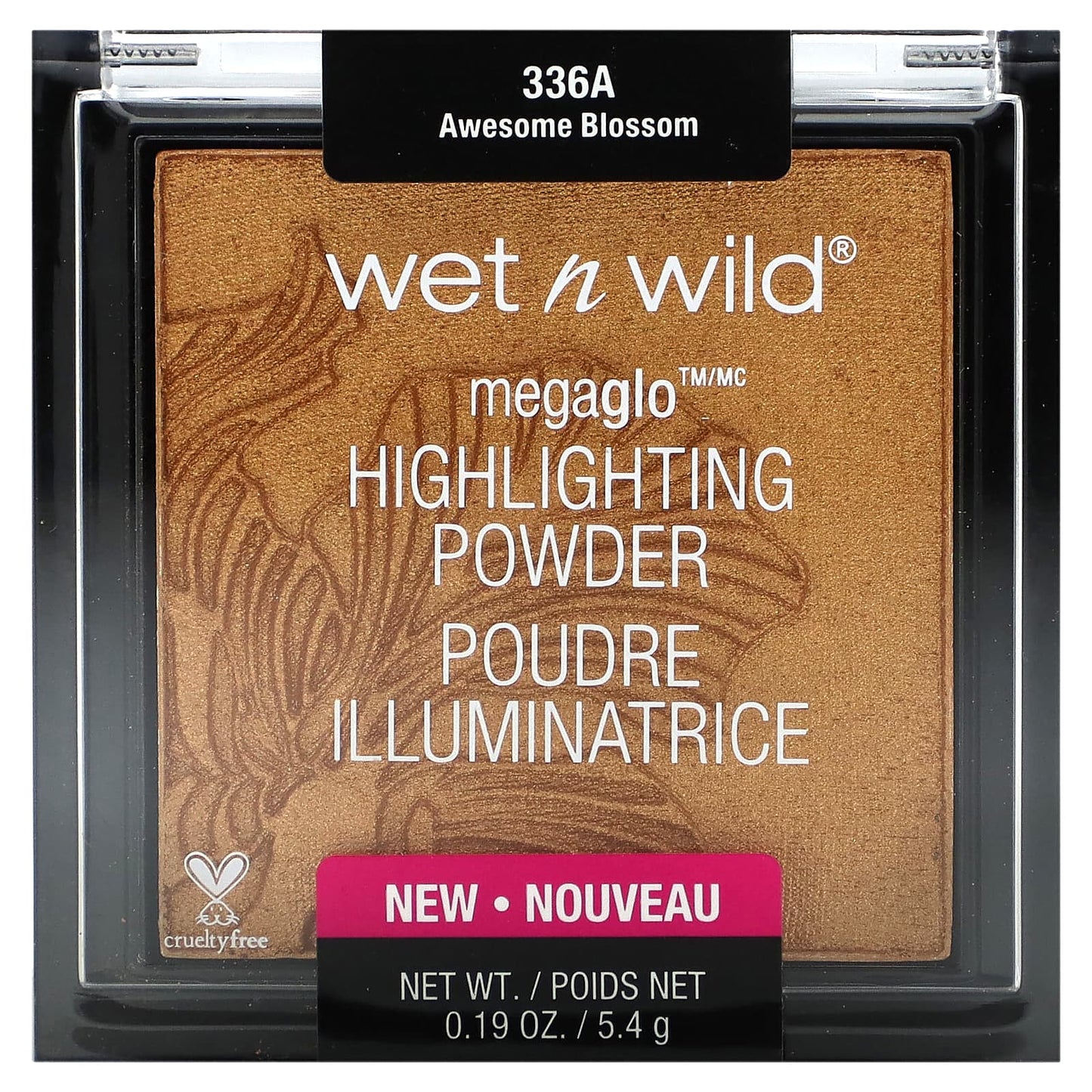 wet n wild-MegaGlo-Highlighting Powder-336A Awesome Blossom-0.19 oz (5.4 g)