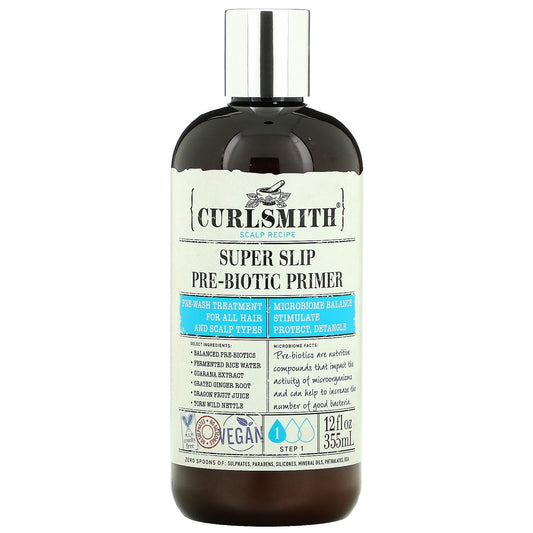 Curlsmith-Super Slip Pre-Biotic Primer-Step 1-12 fl oz (355 ml)