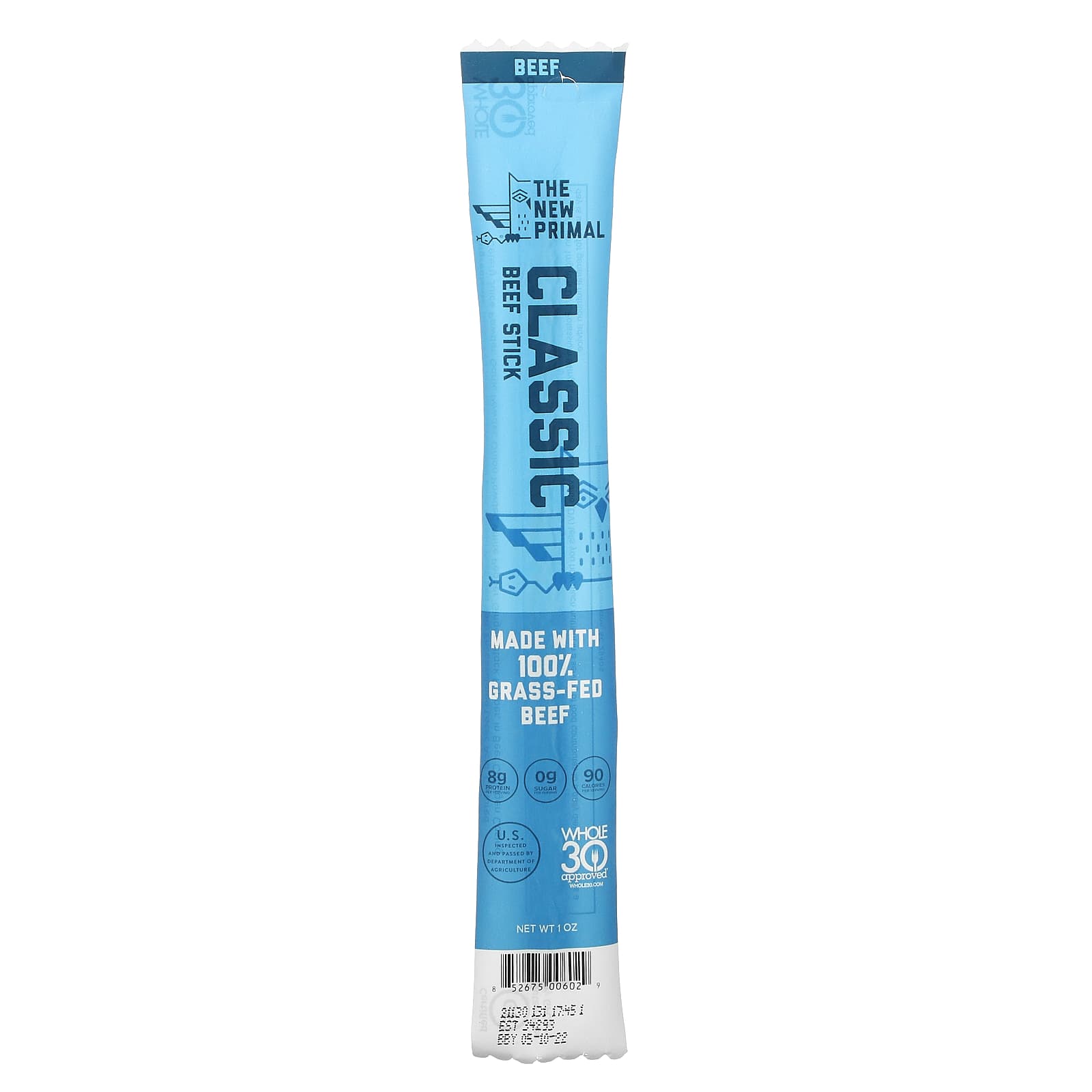 The New Primal-Beef Stick-Classic-1 Stick-1 oz