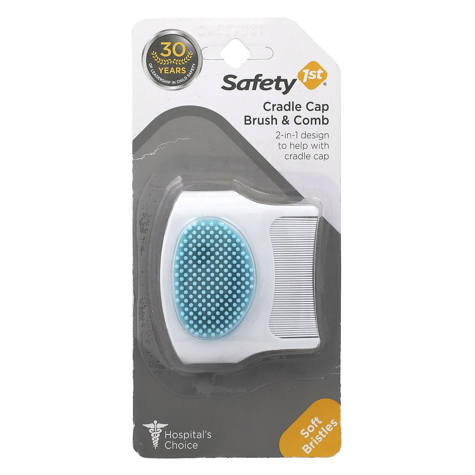 Safety 1st-Cradle Cap Brush & Comb-1 Count