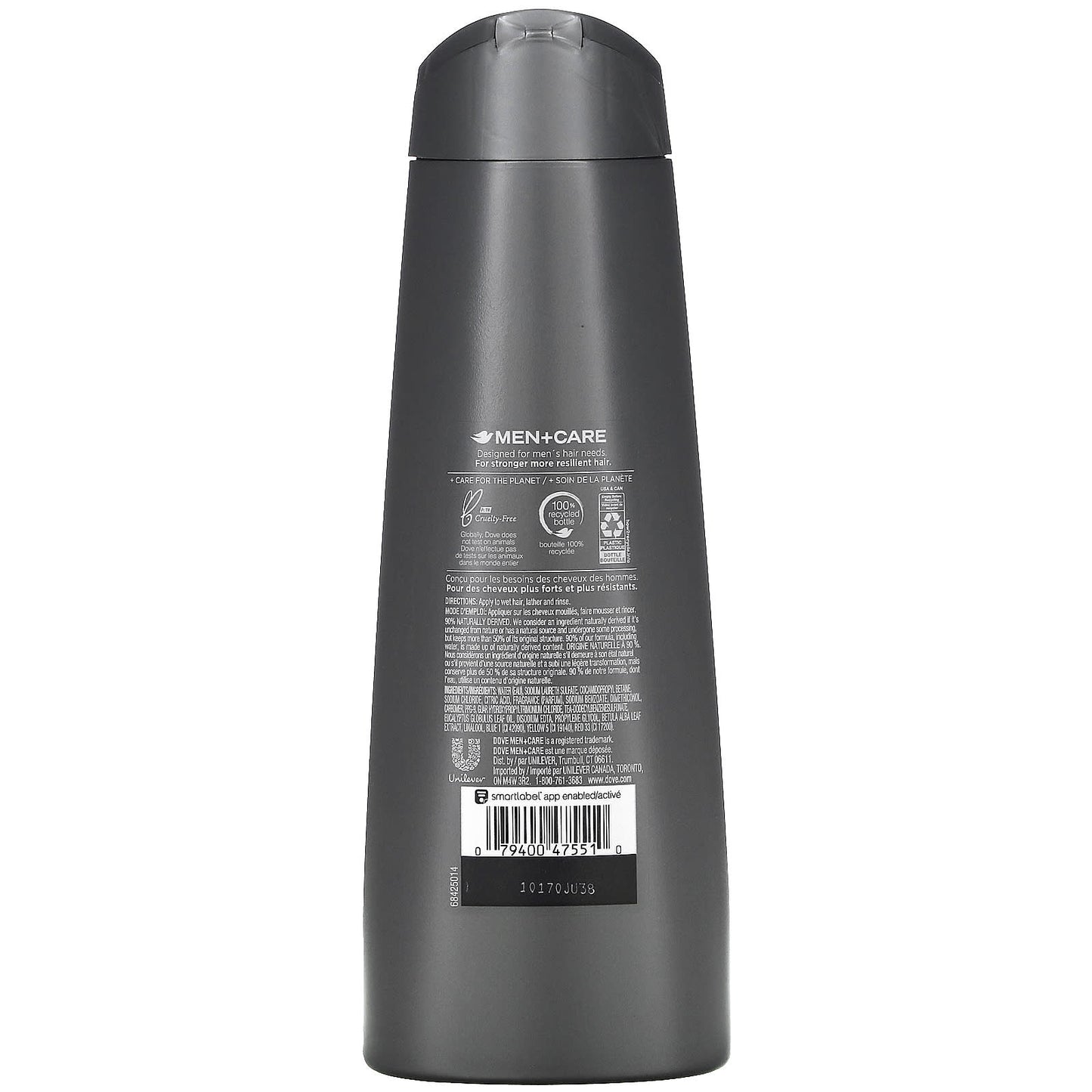 Dove, Men+Care, 2-In-1 Shampoo + Conditioner, Revitalizing, Eucalyptus + Birch, 12 fl oz (355 ml)