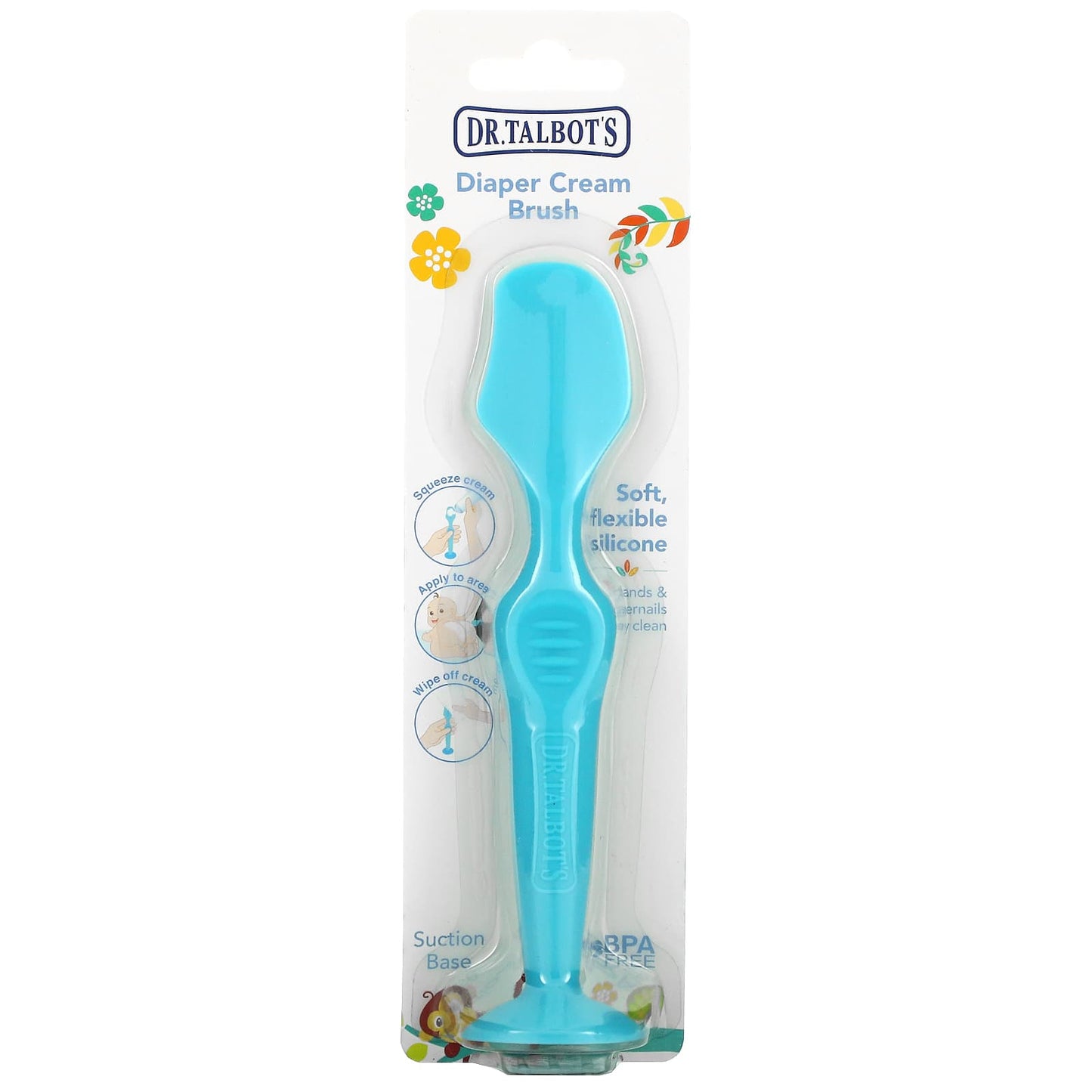 Dr. Talbot's, Diaper Cream Brush, Blue, 1 Brush