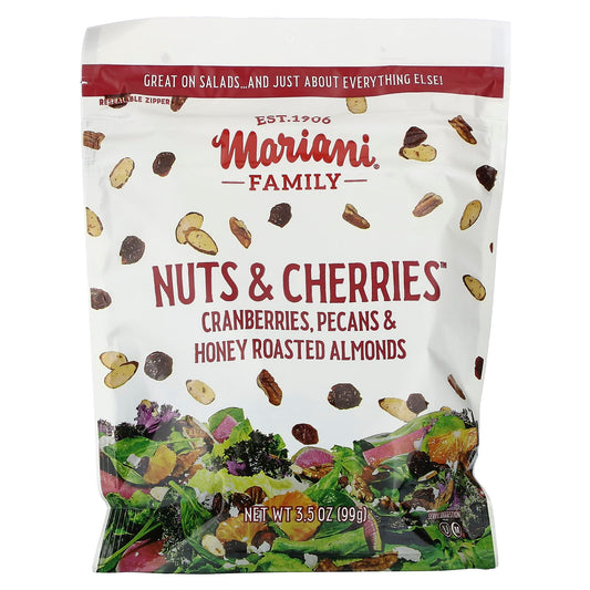 Mariani Dried Fruit-Nuts & Cherries Topper-3.5 oz (99 g)