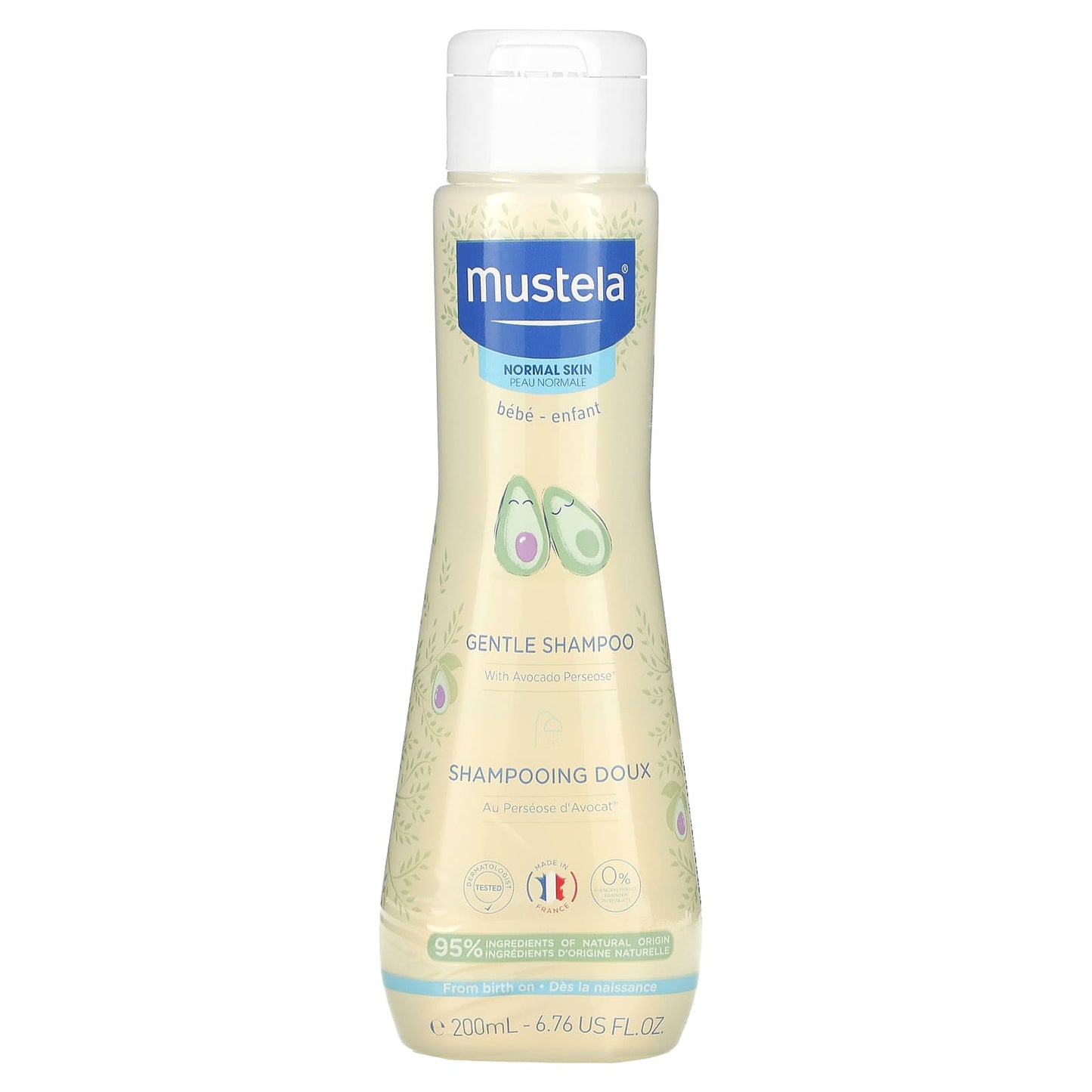 Mustela-Gentle Shampoo-Normal Skin-6.76 fl oz (200 ml)