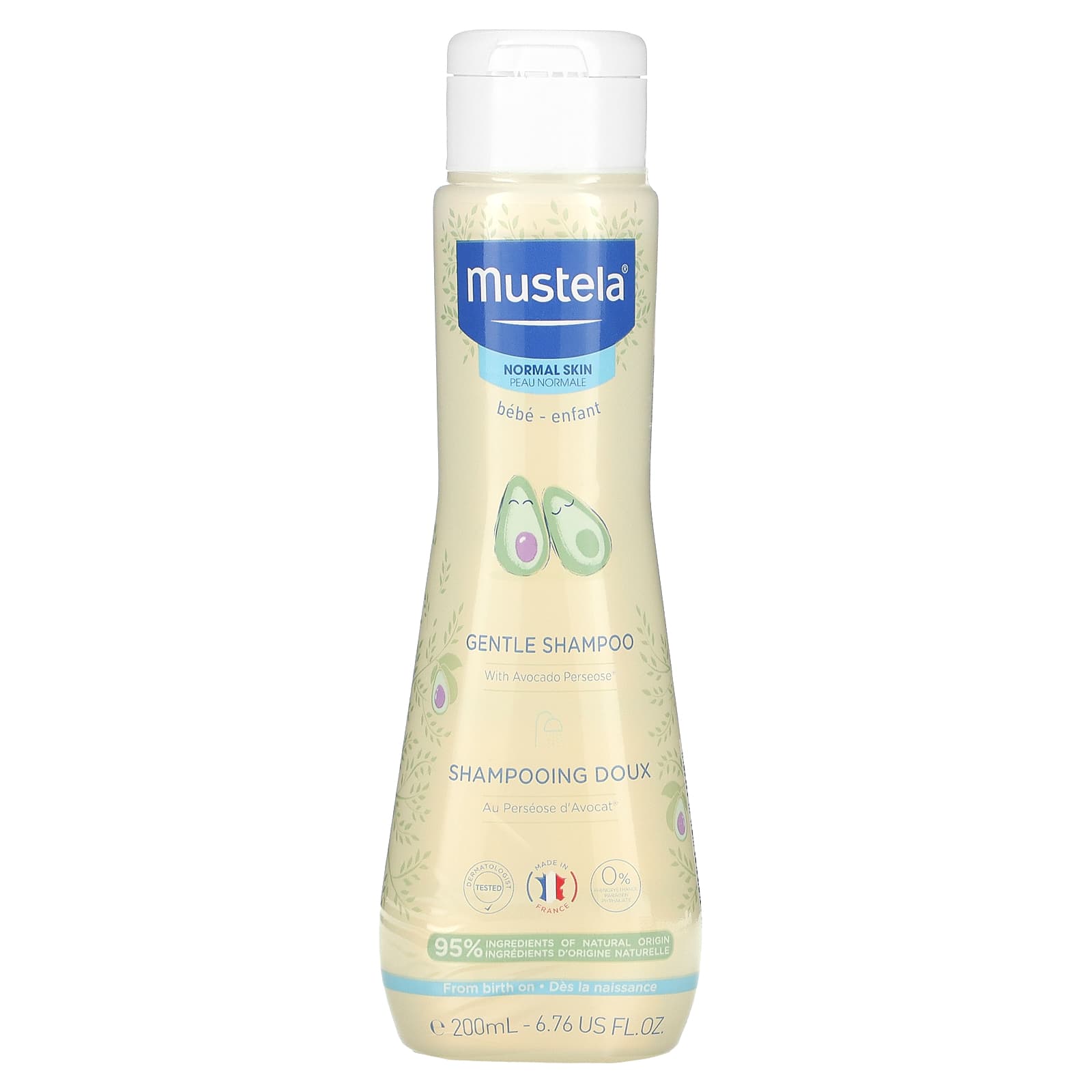 Mustela-Gentle Shampoo-Normal Skin-6.76 fl oz (200 ml)