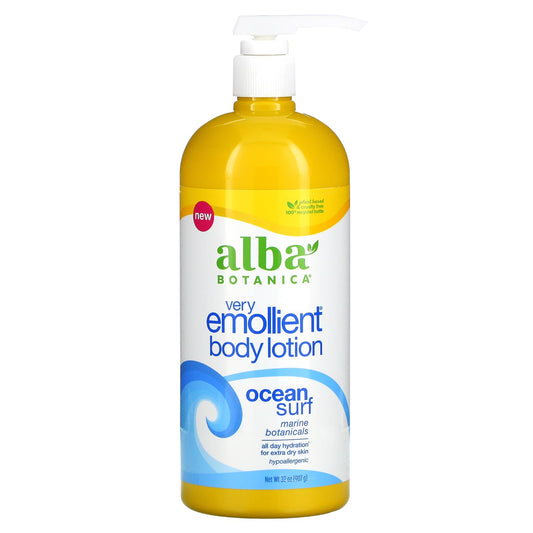 Alba Botanica-Very Emollient Body Lotion-Ocean Surf-32 oz (907 g)