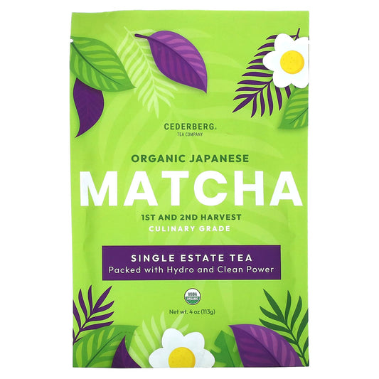 Cederberg Tea Co-Organic Japanese Matcha Powder-4 oz (113 g)