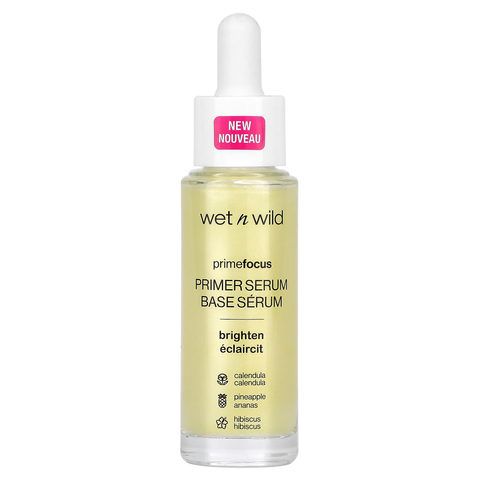 wet n wild-PrimeFocus-Primer Serum-Brighten-1 fl oz (30 ml)