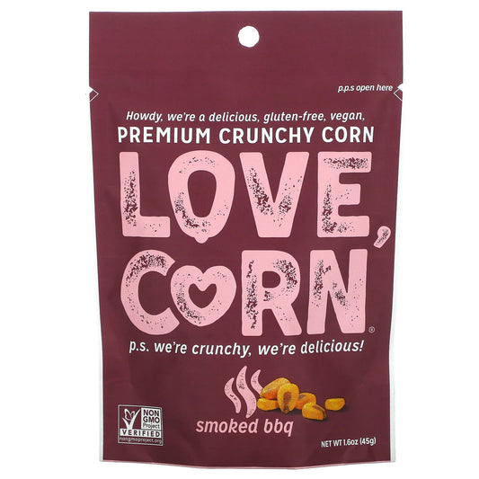 Love Corn-Premium Crunchy Corn-Smoked BBQ-1.6 oz (45 g)