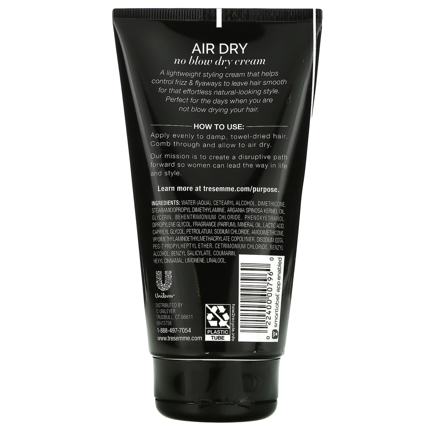 Tresemme, Air Dry, No Blow Dry Cream, 5 fl oz (148 ml)