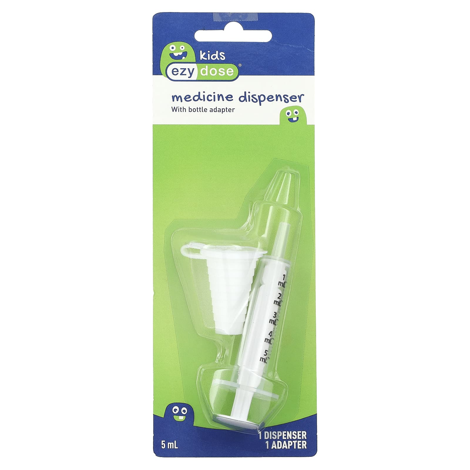 Ezy Dose-Medicine Dispenser with Bottle Adapter-2 Piece