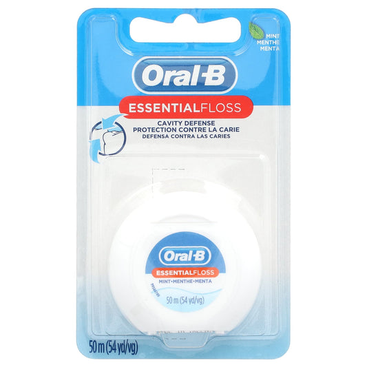 Oral-B-EssentialFloss-Cavity Defense-Mint-54 yd (50 m)