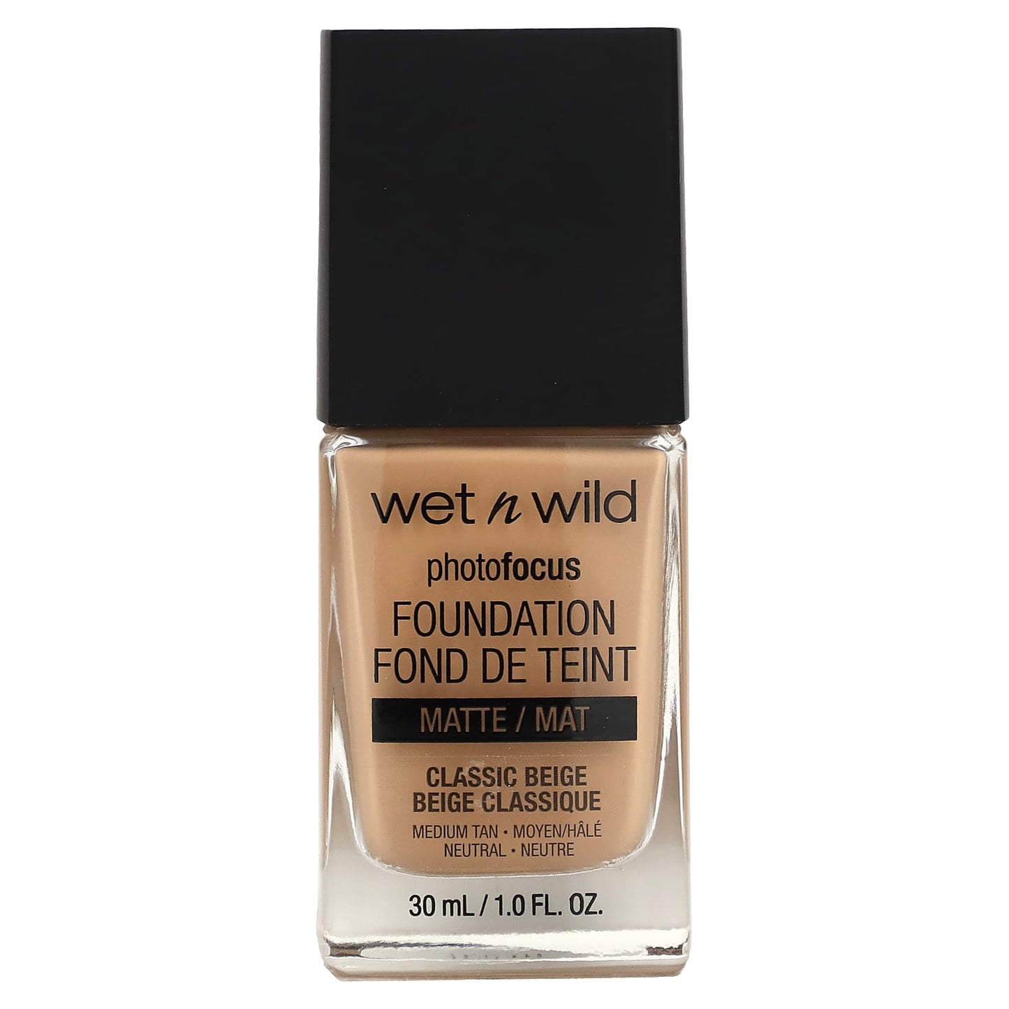 wet n wild-PhotoFocus-Foundation-Matte-Classic Beige-1 fl oz (30 ml)