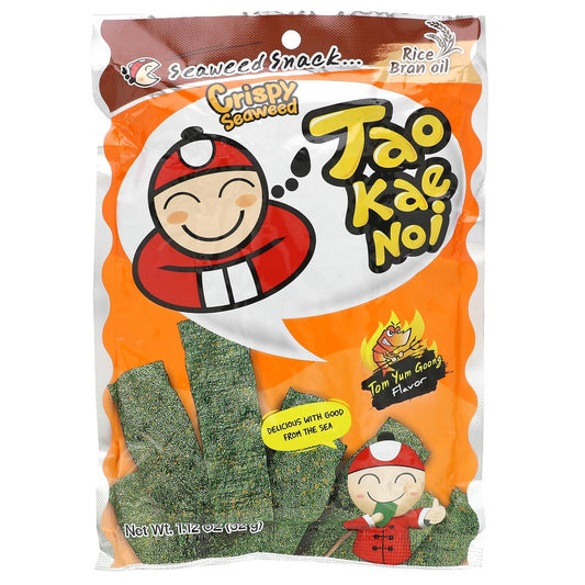 Tao Kae Noi-Crispy Seaweed Snack-Tom Yum Goong-1.12 oz (32 g)