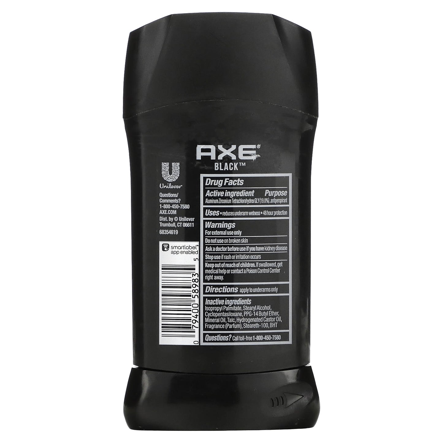 Axe, 48H Anti Sweat Antiperspirant, Black, 2.7 oz (76 g)