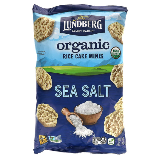 Lundberg-Organic Rice Cake Minis-Sea Salt-5 oz (142 g)