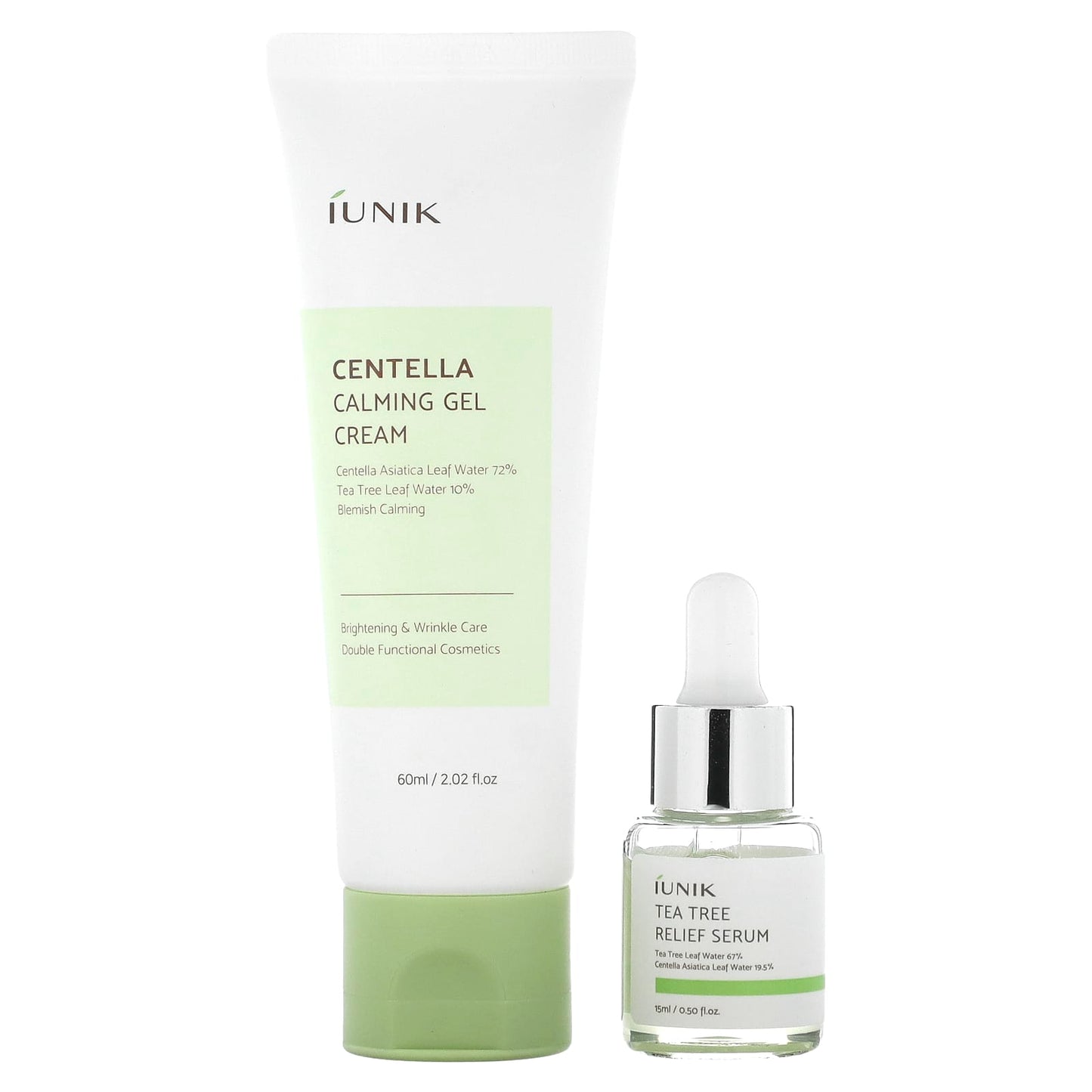 iUNIK-Centella Edition Skin Care Set-Cream & Mini Serum-2 Piece Set