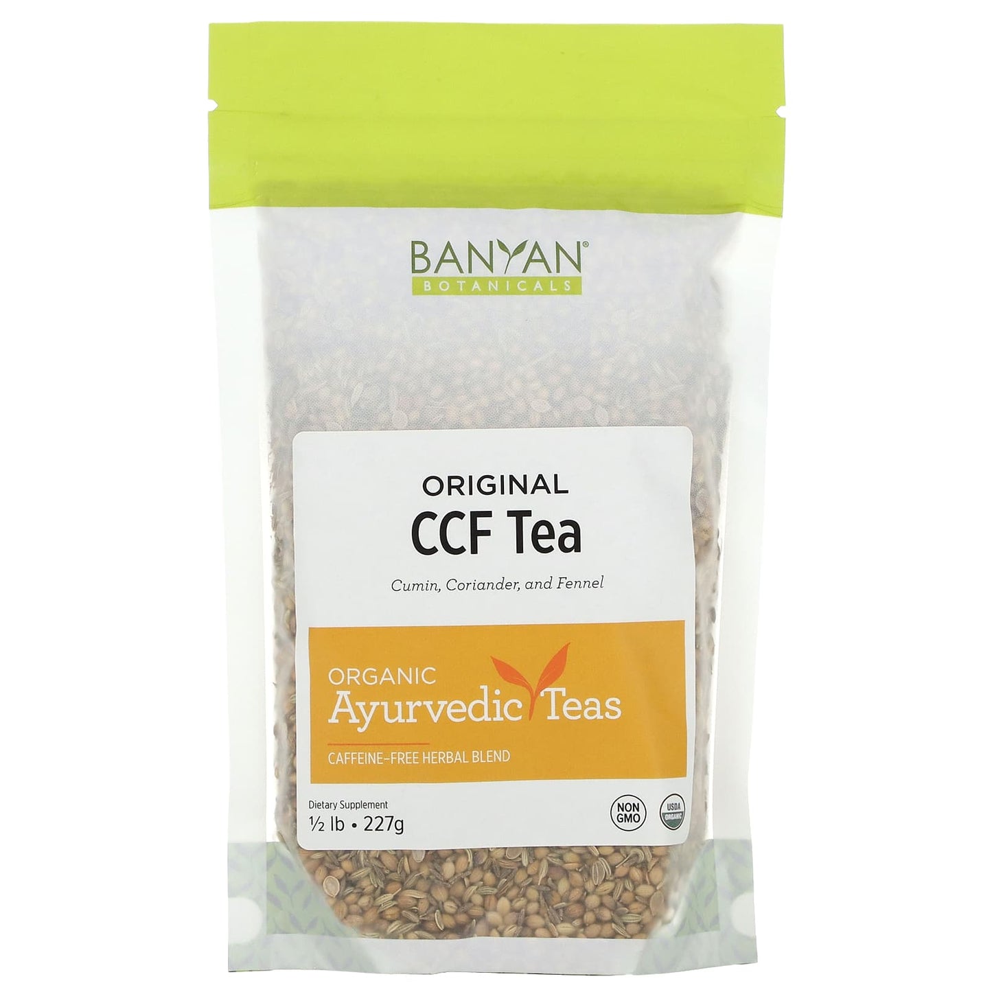 Banyan Botanicals-Original CCF Tea-Caffeine Free-0.5 lb (227 g)