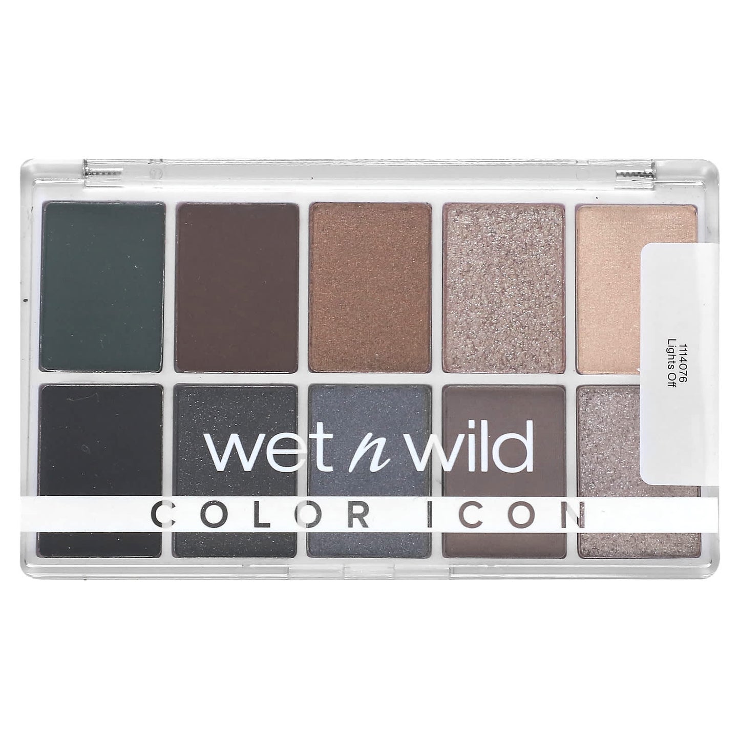 wet n wild-ColorIcon-10-Pan Shadow Palette-Lights Off-0.42 oz (12 g)