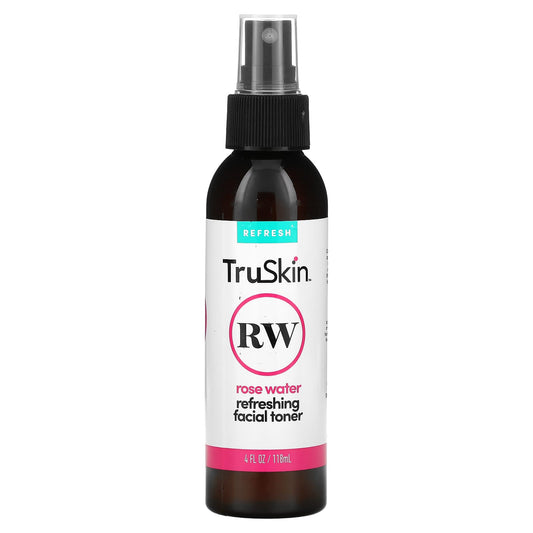 TruSkin-Rose Water Refreshing Facial Toner-4 fl oz (118 ml)