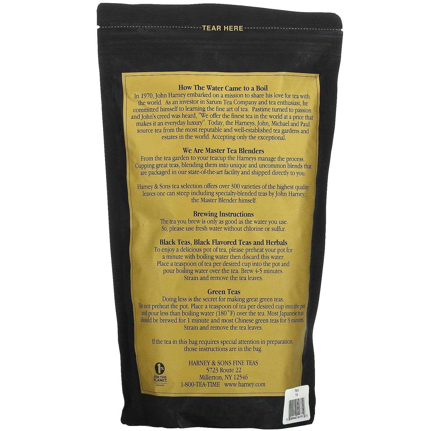 Harney & Sons, Paris Tea, 1 lb