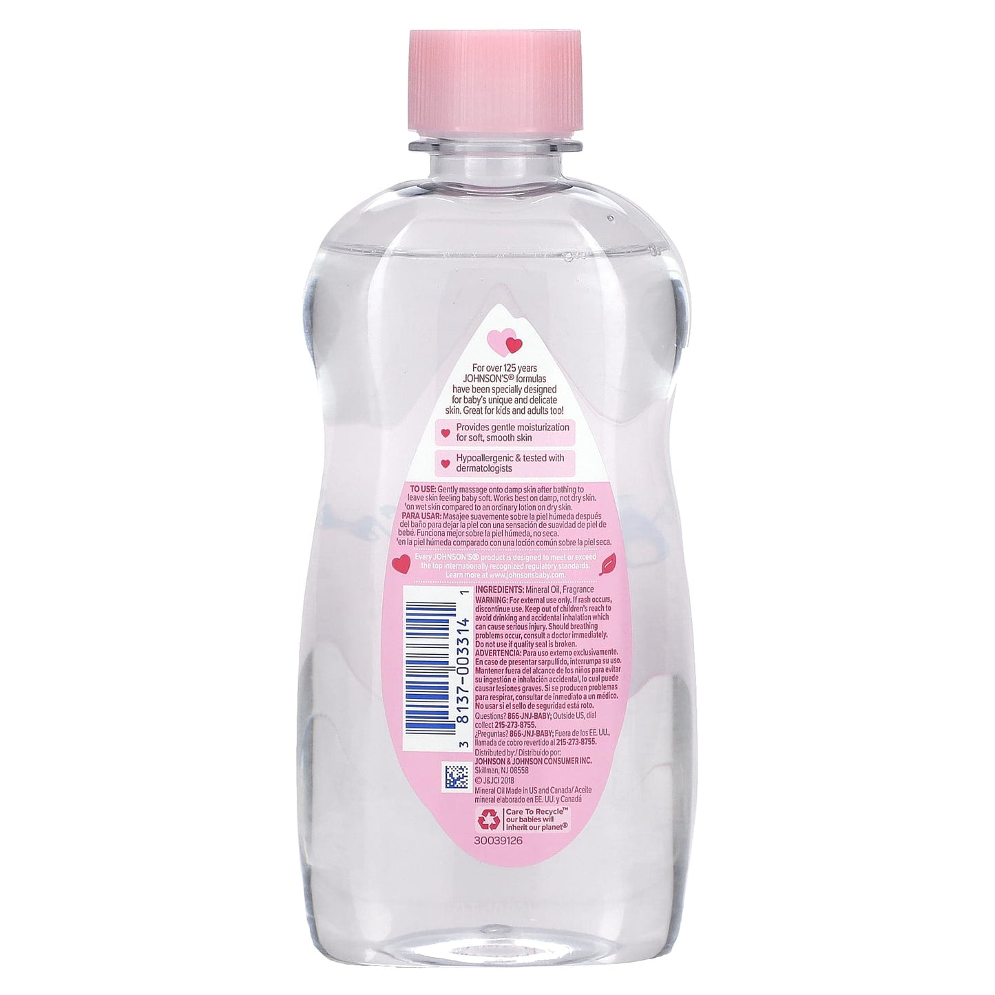 Johnson's Baby, Baby Oil, 14 fl oz (414 ml)